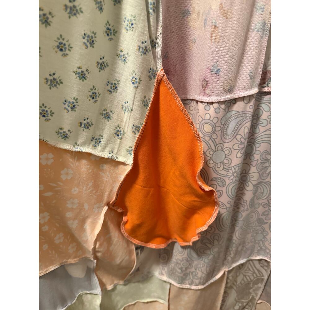 Floral duster handmade patchwork - Picture 7 of 9